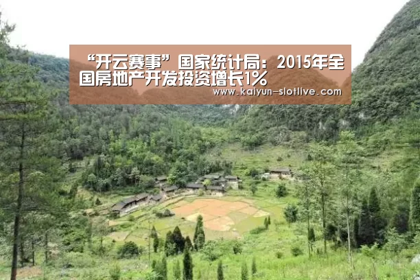 “开云赛事”国家统计局:2015年全国房地产开发投资增长1%(图2) 开云体育